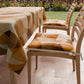 Cuscini per Sedie Coprisedia 6 Pezzi Geo Cerchio Beige