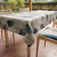 Promo Cucina Geo Cerchio Jeans Tovaglia in Stampa Digitale + Tovaglia Trasparente + Runner in Omaggio.