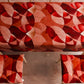 Coussins pour chaises housses de chaise 6 pièces Geo - Cercle Rouge