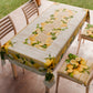 Nappe de table anti-taches, couvre-table de cuisine, citron