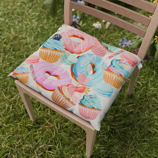 Cuscini per Sedie Coprisedia 6 Pezzi Donuts