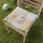 Coussins de Pâques pour chaises Housses de chaise Pâques 6 pièces Tutu Bunny