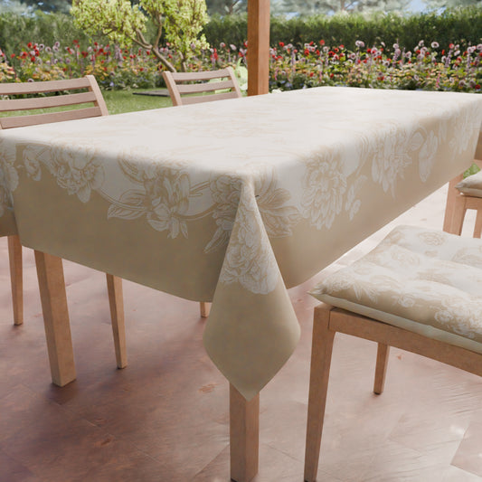 Promo Cucina Peonie Beige Tovaglia in Stampa Digitale + Tovaglia Trasparente + Runner in Omaggio.