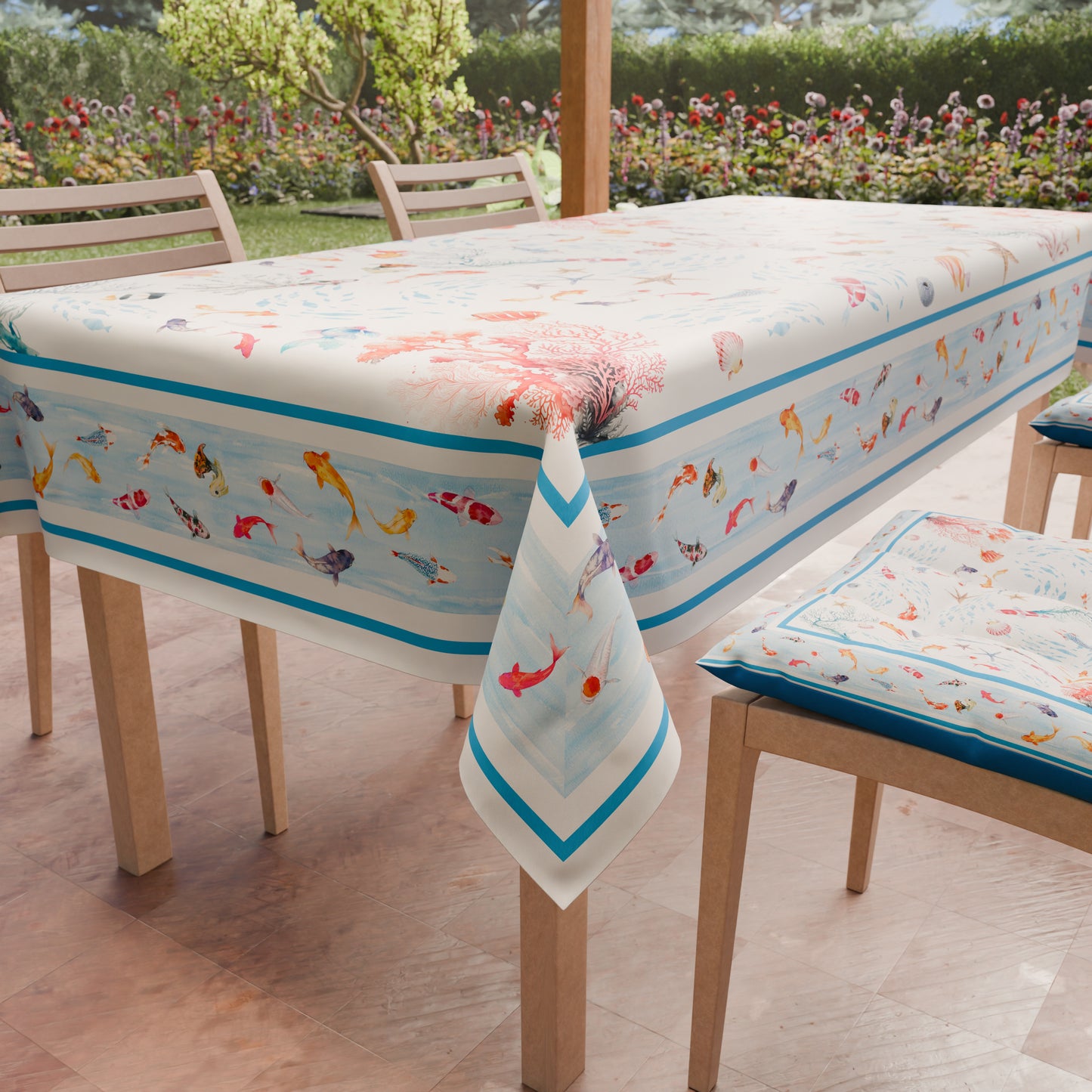 Promo Cucina Sealife Tovaglia in Stampa Digitale + Tovaglia Trasparente + Runner in Omaggio.