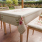 Promo Cucina Shabby Pois Beige Tovaglia in Stampa Digitale + Tovaglia Trasparente + Runner in Omaggio.