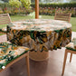 Nappe Ronde Anti-taches Élégante - Idéale pour cuisine et salle à manger - Tropical 04