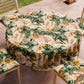 Nappe Ronde Anti-taches Élégante - Idéale pour cuisine et salle à manger - Tropical 04