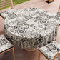 Nappe Ronde Anti-taches Élégante - Idéale pour cuisine et salle à manger - Vietri Noir