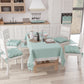 Coprifornello Coprifuochi Shabby Chic con Pizzo e Fiocco Verde Acqua