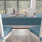 Tovaglia da Tavola Shabby Chic Copritavolo con Pizzo e Fiocchi Avion