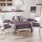 Cushions for Chairs Solid Color Shabby Chic Chair Cover Mauve 