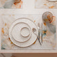 Tovagliette Americane in Stampa Digitale Marble Flower