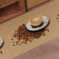 Non-Slip Kitchen Rug Washable Kitchen Rug, Coffee Beige