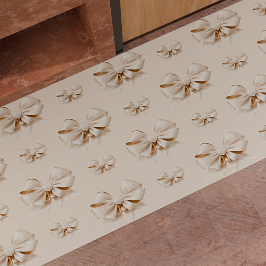 Tappeto Cucina Antiscivolo Passatoia Cucina lavabile, Cucina Fiocco Beige