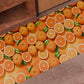 Tapis de Cuisine Antidérapant Passatoia Cuisine lavable, Cuisine Fruit - Orange