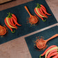 Tappeto Cucina Antiscivolo Passatoia Cucina lavabile, Cucina Peperoncino