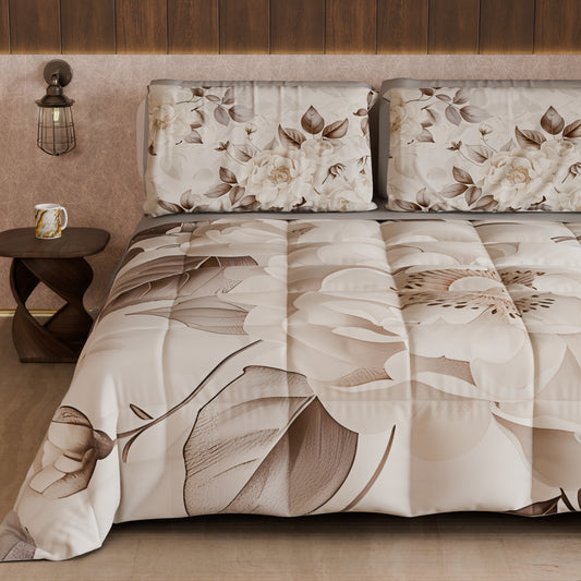 Couette, Edredon Double, Simple, 1 place et Demi Florale 04-133