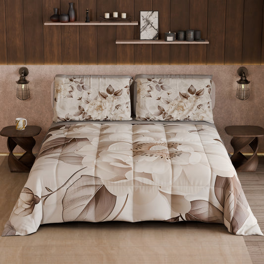 Couette, Edredon Double, Simple, 1 place et Demi Florale 04-133