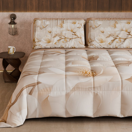 Couette, Edredon Double, Simple, 1 place et Demi Florale 04-175