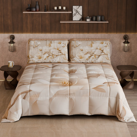 Couette, Edredon Double, Simple, 1 place et Demi Florale 04-175