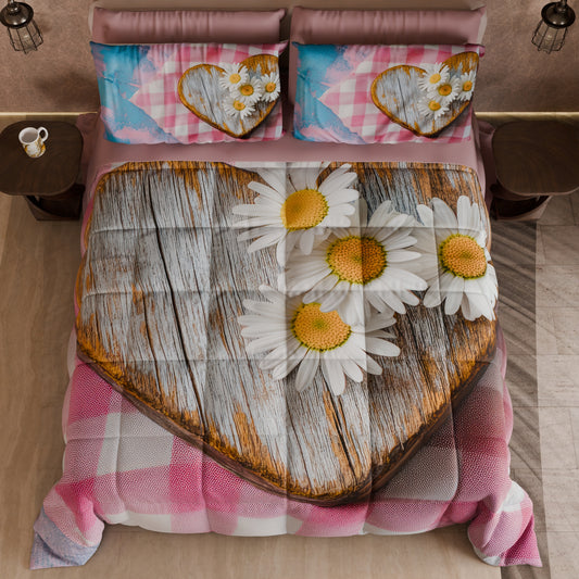 Piumone, Trapunta Matrimoniale, Singola, Piazza e Mezza Shabby 329