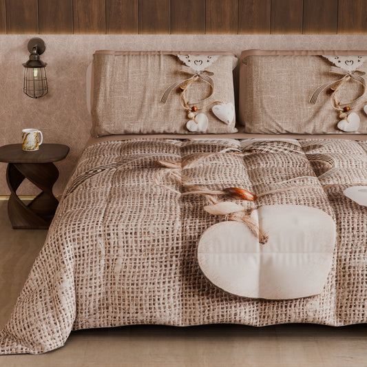 Piumone, Trapunta Matrimoniale, Singola, Piazza e Mezza Shabby 331