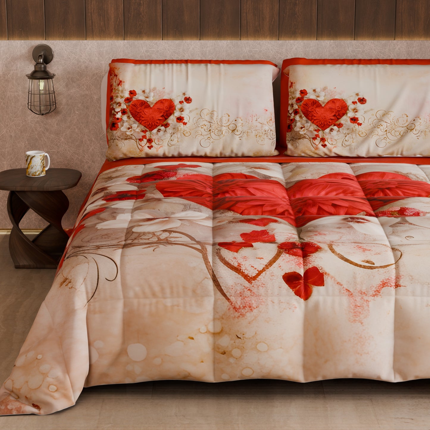 Piumone, Trapunta Matrimoniale, Singola, Piazza e Mezza Shabby 338