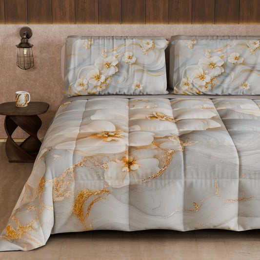 Couette, Edredon Double, Simple, 1 place et Demi Florale 06-1
