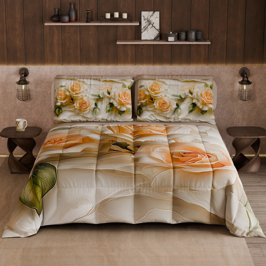 Couette, Edredon Double, Simple, 1 place et Demi Florale 06-12
