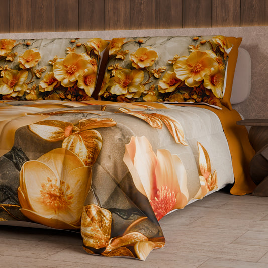 Couette, Couverture Double, Simple, Une Place et Demi Florale 06-17