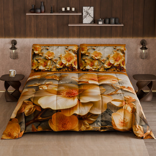 Couette, Couverture Double, Simple, Une Place et Demi Florale 06-17