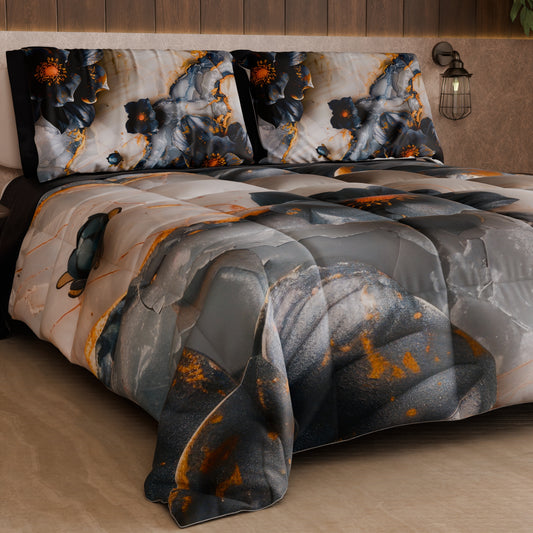 Couette, Couverture Double, Simple, Une Place et Demi Florale 06-18