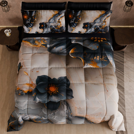 Couette, Couverture Double, Simple, Une Place et Demi Florale 06-18
