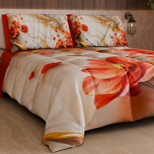 Couette, Edredon Double, Simple, 1 place et Demi Florale 06-2