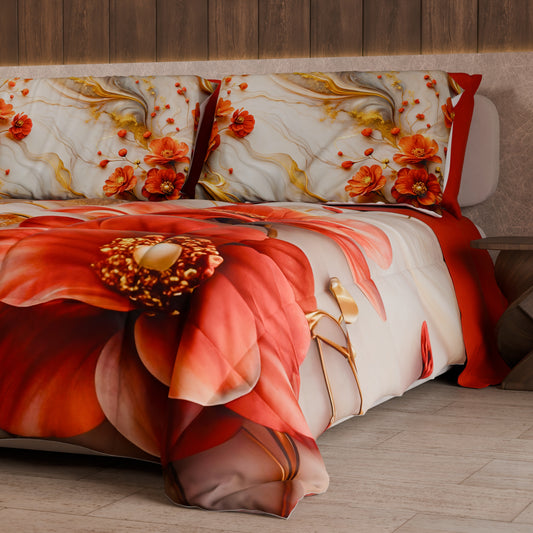 Couette, Edredon Double, Simple, 1 place et Demi Florale 06-2