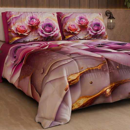 Couette, Edredon Double, Simple, 1 place et Demi Florale 06-8
