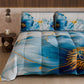 Couette, Edredon double, simple, une place et demie Floral F138