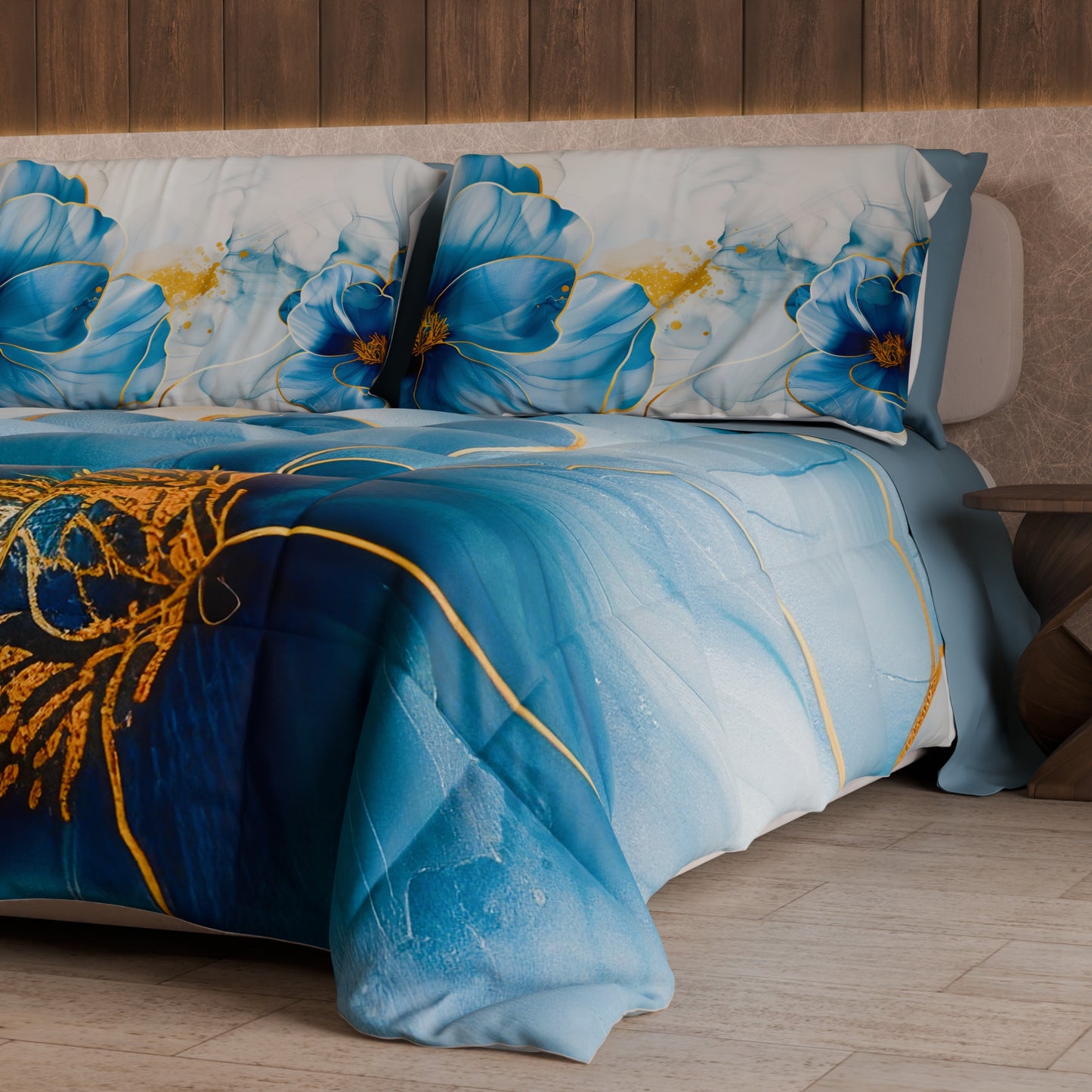 Couette, Edredon double, simple, une place et demie Floral F138