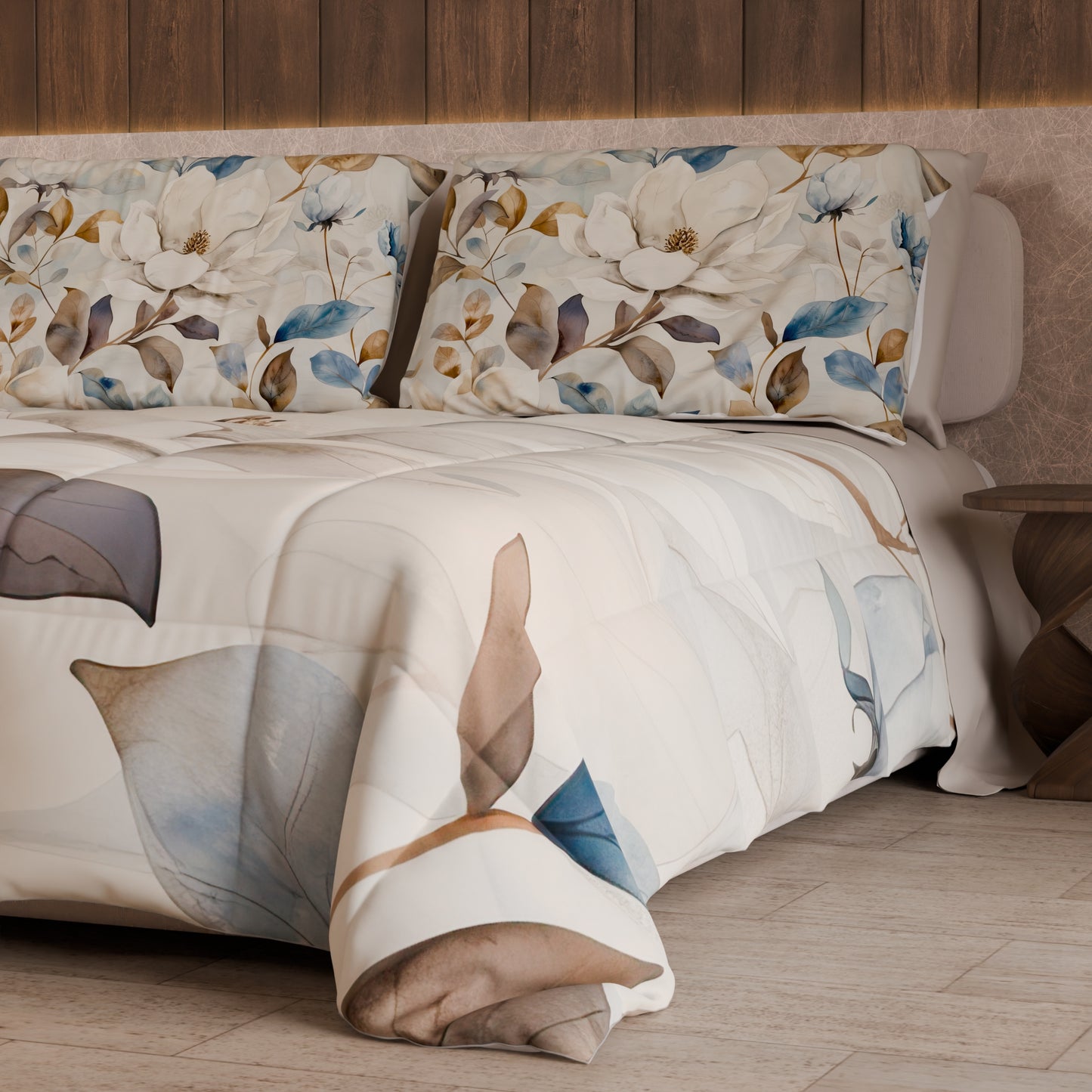 Couette, Edredon Double, Simple, 1 place et demie Floral F16