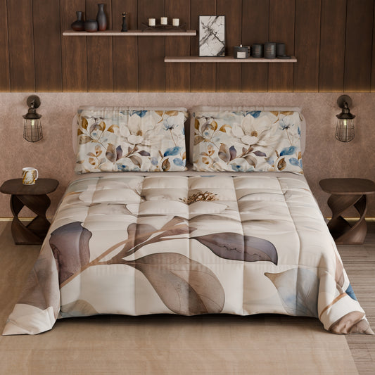 Couette, Edredon Double, Simple, 1 place et demie Floral F16
