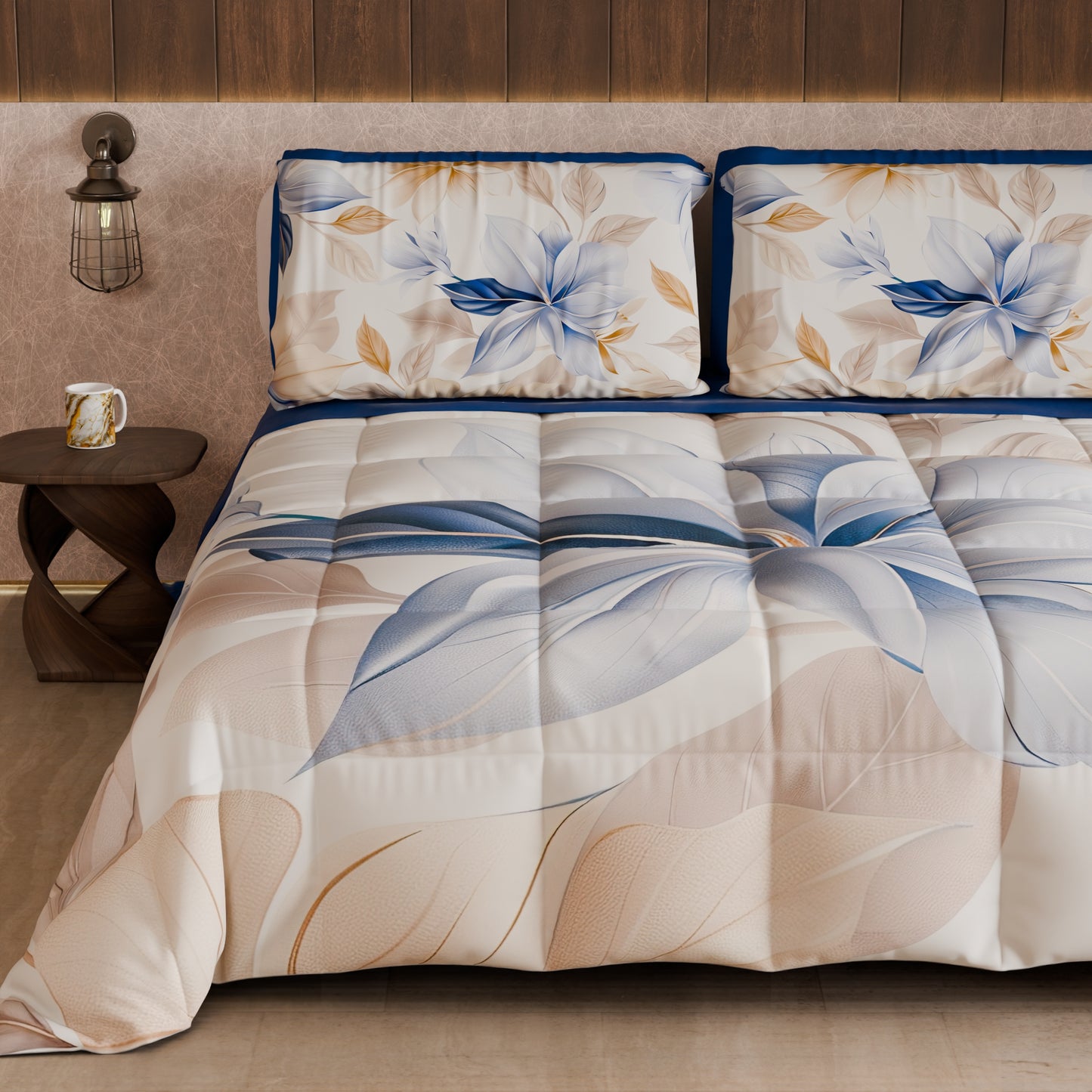 Couette, Edredon Double, Simple, 1 place et Demi Florale F164