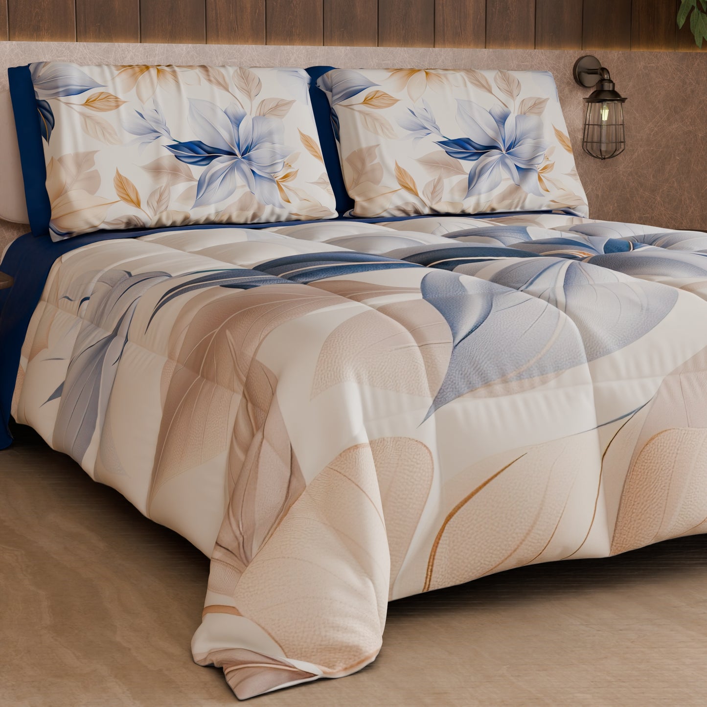 Couette, Edredon Double, Simple, 1 place et Demi Florale F164