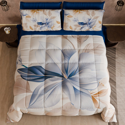 Couette, Edredon Double, Simple, 1 place et Demi Florale F164