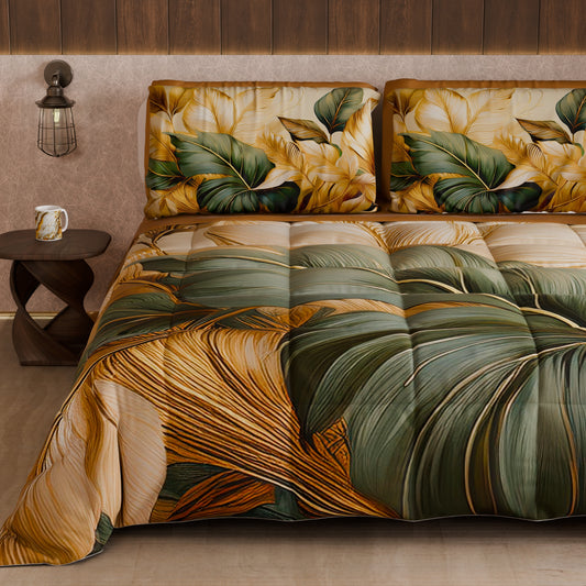 Couette, Edredon Double, Simple, 1 place et demie Floral F165