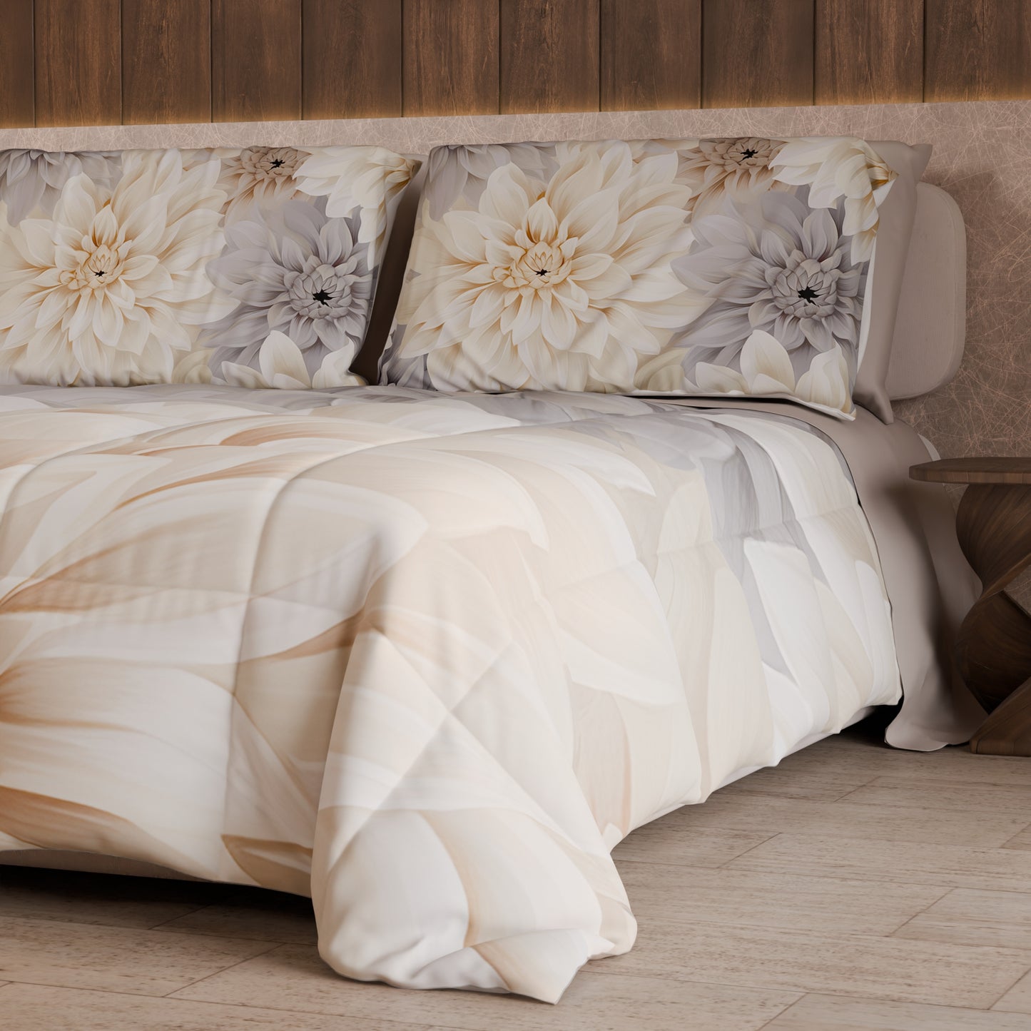 Couette, Edredon Double, Simple, 1 place et demie Floral F25