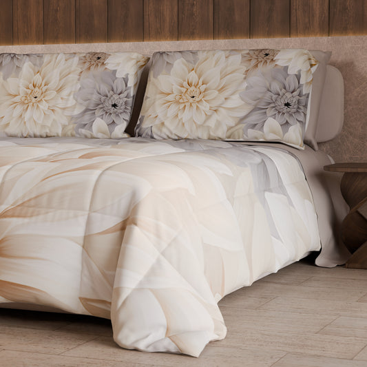 Couette, Edredon Double, Simple, 1 place et demie Floral F25