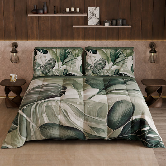 Couette, Edredon Double, Simple, 1 place et demie Floral F4