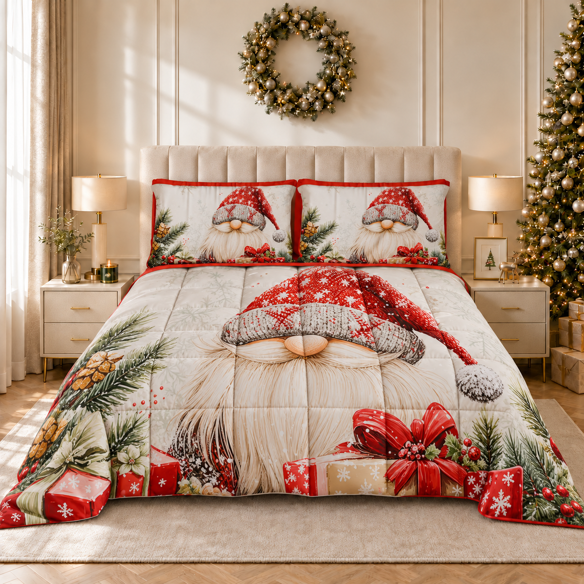 Couette double Noël, Simple, Une place et demie 25 Xmas 13