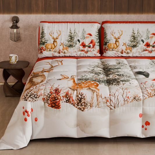 Trapunta Natalizia Matrimoniale Singola Made in Italy Xmas 17 | PETTI Artigiani Italiani