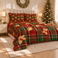 Couette double Noël, Simple, Une place et demie Ourson Tartan